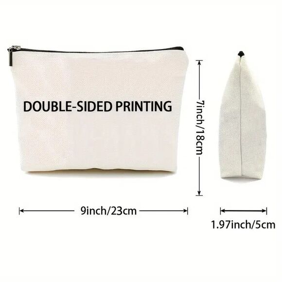 Pee Wee's Playhouse Cosmetic Makeup Bag Large Capacity Zip Close New - Picture 2 of 2